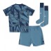 Billiga Aston Villa Barnkläder Tredje fotbollskläder till baby 2023-24 Kortärmad (+ Korta byxor)